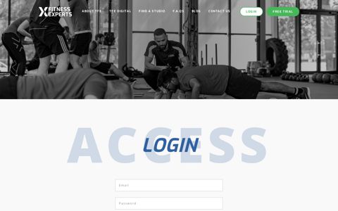 Log In - The Fitness Experts