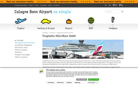 Flughafen Köln/Bonn GmbH - Company - Cologne Bonn Airport