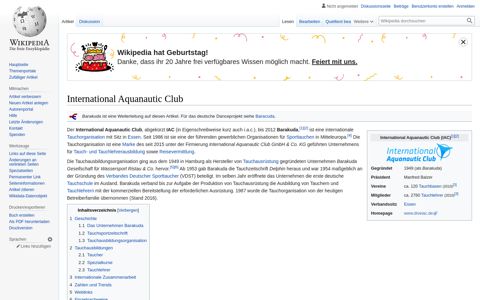 International Aquanautic Club – Wikipedia