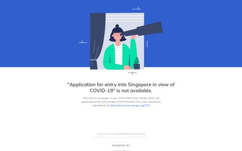 Application for entry into Singapore in view of ... - FormSG