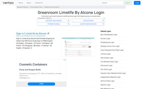Greenroom Limelife By Alcone Login - Sign in | LimeLife by ...