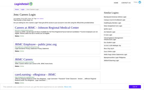 Jrmc Careers Login Careers at JRMC - Johnson Regional Medical ...