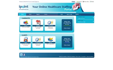 IPoint Healthcare Staffing Portal