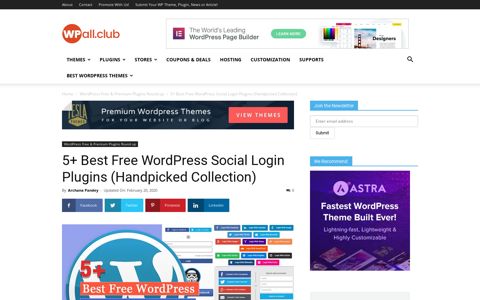 5+ Best Free WordPress Social Login Plugins ... - WPAll Club
