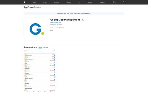 ‎GeoOp Job Management on the App Store