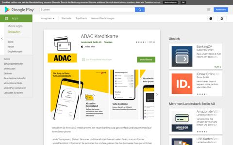 ADAC Kreditkarte – Apps bei Google Play