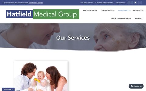 Our Services - Hatfield Medical Group | Primary Care | AZ