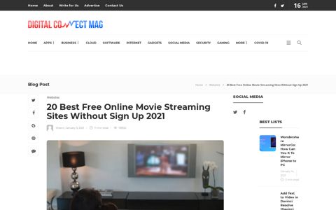 20 Best Free Online Movie Streaming Sites Without Sign Up ...