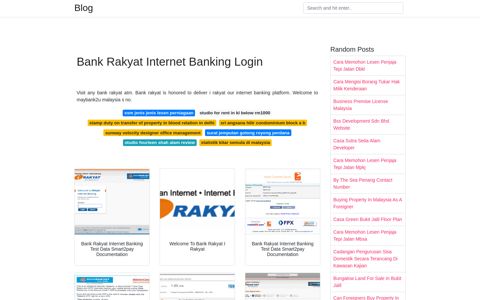 Bank Rakyat Internet Banking Login