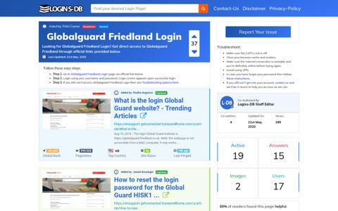 Globalguard Friedland Login - Logins-DB