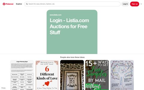 Login - Listia.com Auctions for Free Stuff | Crafts, Free craft ...