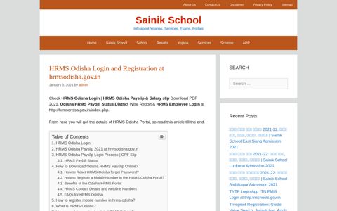 HRMS Odisha Login and Registration at hrmsodisha.gov.in