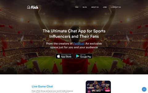 Flick: The Ultimate Sports Chat App
