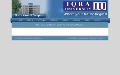 SIC Login | Iqra University
