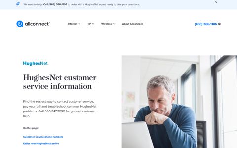 HughesNet customer service information - Allconnect.com