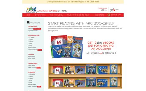 ARC Bookshelf App - Training Wheels Series