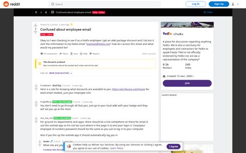 Confused about employee email : FedEx - Reddit