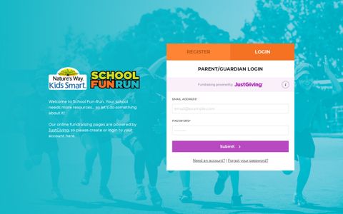 Login - School Fun-Run