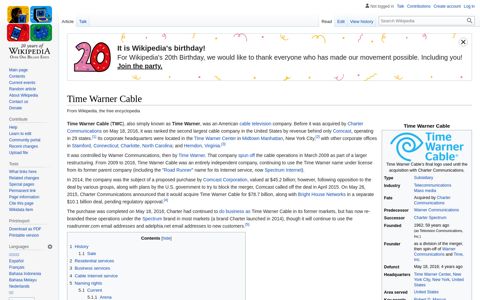 Time Warner Cable - Wikipedia