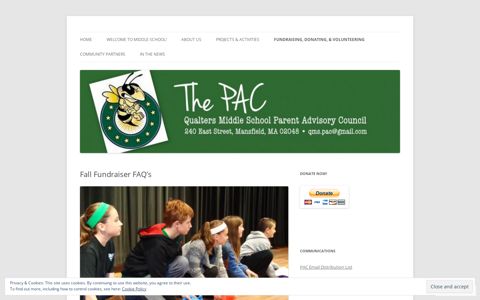 Fall Fundraiser FAQ's | The PAC - QMS Parent Advisory Council