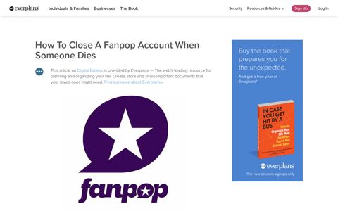 How To Close A Fanpop Account When Someone Dies ...