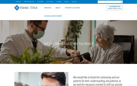 Access Quality Care at Fisher-Titus - Fisher-Titus Medical Center