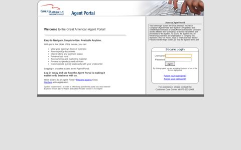 Welcome to the Agent Portal