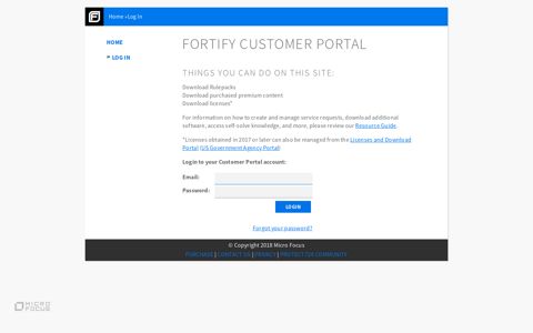 Fortify Portal