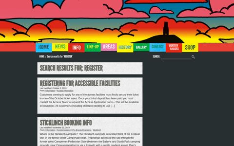 register | Search Results | Glastonbury Festival
