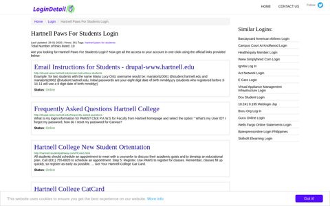 Hartnell Paws For Students Login Email Instructions for Students ...