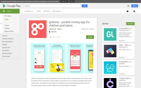 gohenry - pocket money app for children and teens – Apps on ...