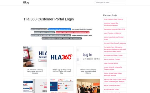 Hla 360 Customer Portal Login - Blog