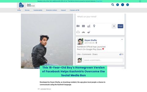 16-Year-Old Kashmiri Boy Helps people Reconnect through ...