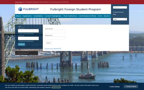 Login - Foreign Fulbright Program