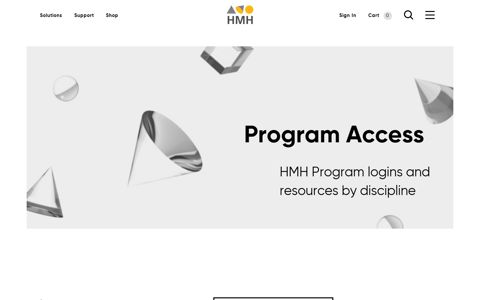 HMH Login Pages | Browse By Program | Houghton Mifflin ...