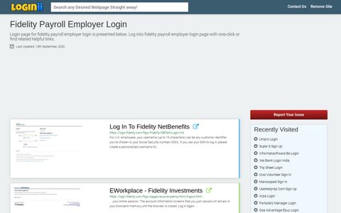 Fidelity Payroll Employer Login - Loginii.com