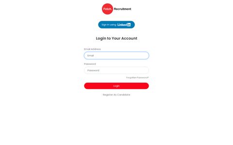 Login to your Account - Fetch Recruitment