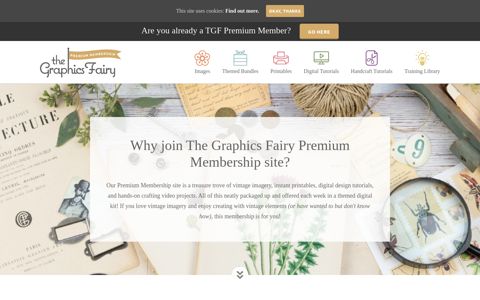 The Graphics Fairy Premium Membership — Premium ...