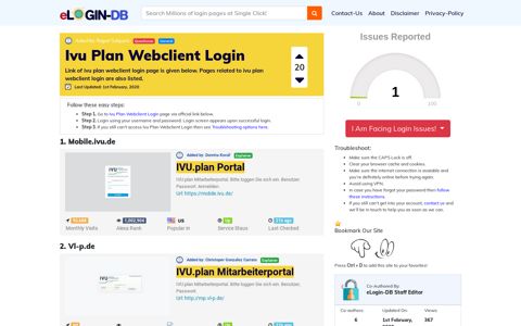 Ivu Plan Webclient Login