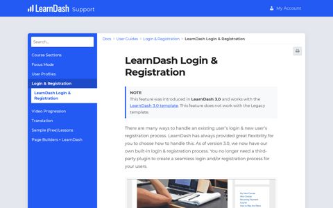 LearnDash Login & Registration - LearnDash Support