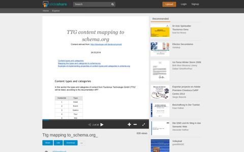 Ttg mapping to_schema.org_ - Slideshare