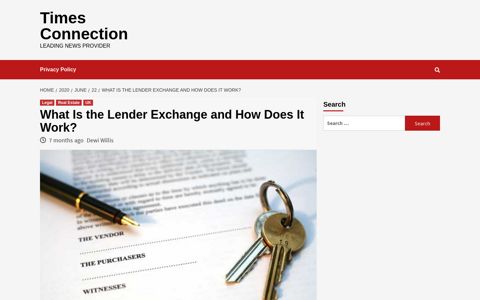 What Is the Lender Exchange and How Does It Work | Times ...