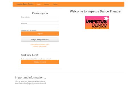 Impetus Dance Theatre - DanceStudio-Pro