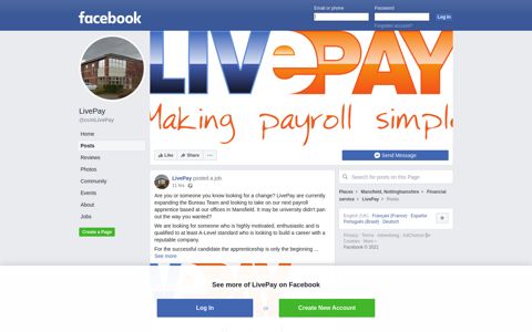 LivePay - Financial service - Mansfield, Nottinghamshire - 21 ...