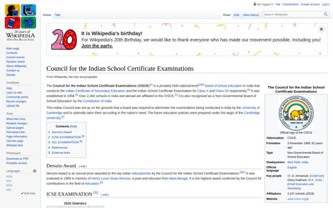 Council for the Indian School Certificate Examinations ...