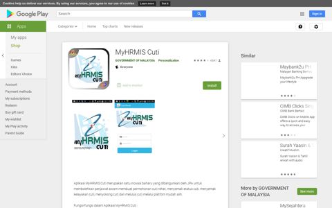 MyHRMIS Cuti - Apps on Google Play