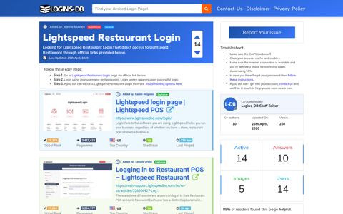 Lightspeed Restaurant Login - Logins-DB