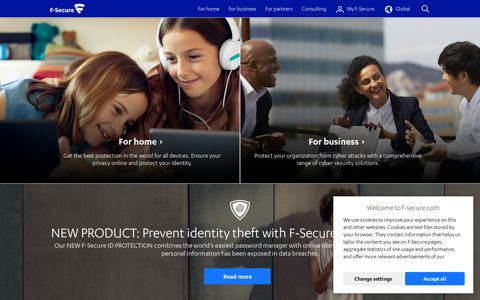 F-Secure: Cyber security solutions for your home and business