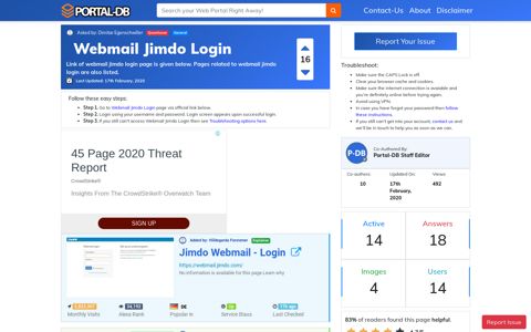 Webmail Jimdo Login