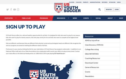 Sign up to play - Resources | US Youth Soccer